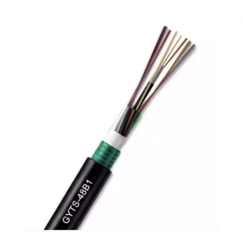 Number of Conductors 4 Fibconet FTTH ADSS GYTS Armored Outdoor Drop Fiber Optic Cable
