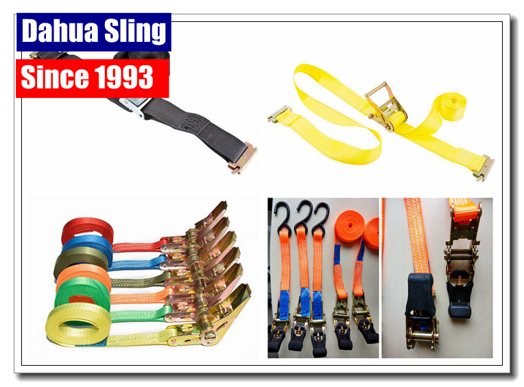 4pc 1" X 15ft Moving Tie Down Straps Mountable Ratchet Straps 25mm Width
