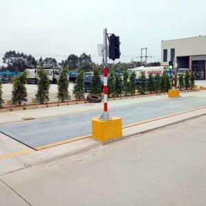 Quality Concrete Foundaction Digital Truck Scale Weighbridge , Electronic Weighbridge 60 Ton wholesale