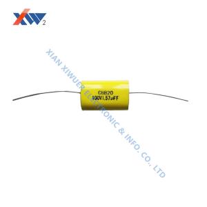Quality 100V 57 UF CBB20 Axial Metallized Film Capacitor AC Polypropylene wholesale