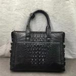 Exotic Genuine Crocodile Skin Businessmen ZIP Laptop Briefcase Authentic