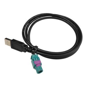 Quality Z Code To FAKRA USB Cable 4 Pins Brass Contact Multipurpose High Speed wholesale