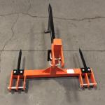 BS1200 -3 Point Bale Spear With Tractors Cat.2, Farm Implements Hay Spear For