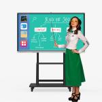 IR Touch 100 Inch Smart Board , Interactive Flat Panel Display 3840×2160