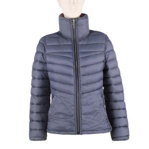Quality Winter Warm Waterproof Down Jacket Women's With Detachable Hood 100% Nylon wholesale
