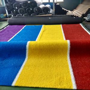 Quality Purple Fake Grass For Schools Kindergartens wholesale