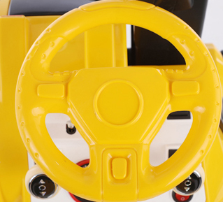 JIAXING Children Toy Fully 6v Electric Excavator Ride on Car for Kids Motor 380*1/380*2