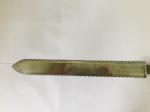 Stainless Steel Double Serrated Uncapping Knife with Wooden Handle for Honey