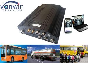Quality Bus GPS 3G Mobile DVR CCTV Recording , HDD 4 Channel Car DVR wholesale