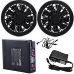7.2V Jacket Cooling Fan Battery Set 4400mAh With Charger For Summer Workwear