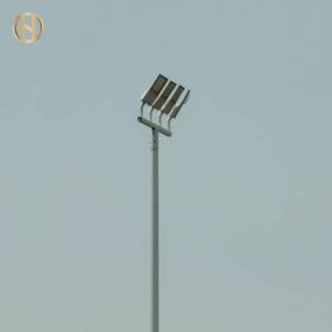 Quality Spray Paint White Color High Mast Pole 85FT 90FT 95FT ISO 9001 Certified wholesale