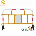 Safety Plastic Traffic Barriers , PVC Portable Road Barriers Control Size 1500