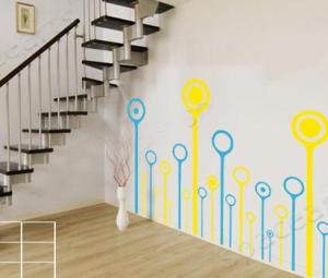 Quality Artificial Carving Tree Decoration Wall Flower Stickers F175 wholesale