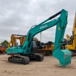 26T Medium Used Kobelco Excavators Sk260 Earth Moving Crawler Hydraulic