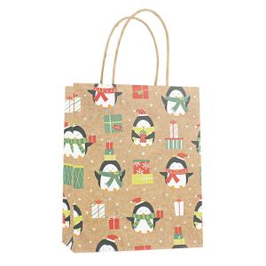 Quality Ultraportable Kraft Paper Christmas Bags wholesale