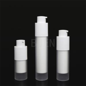 Quality Rotary Matte White Plastic Airless Pump Cosmetic Packaging Electric Painting wholesale