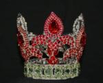 Classic round pageant crowns and tiaras fully round crowns pageant supplier
