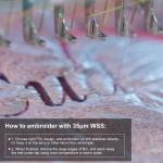 Wash Away Embroidery Stabilizer Water Soluble Embroidery Topping Film Transparen