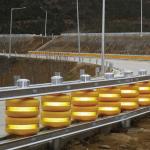 Hot Dipped Galvanized Highway Safety Driving EVA Roller Barrels Anti-Corrosion