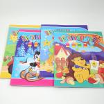 4 Colors Paperback Children Coloring Book Printing Customized Design with Paper