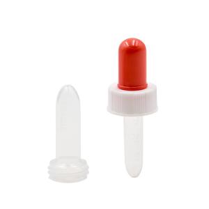 Quality 0.25ml Red Head Plastic Bottle Dropper Pipette Packaging wholesale