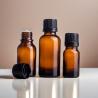 Buy cheap Medicinal Grade Glass Plug Essential Oil Bottle 10ml , 15ml ,20ml ,30ml , Brown from wholesalers