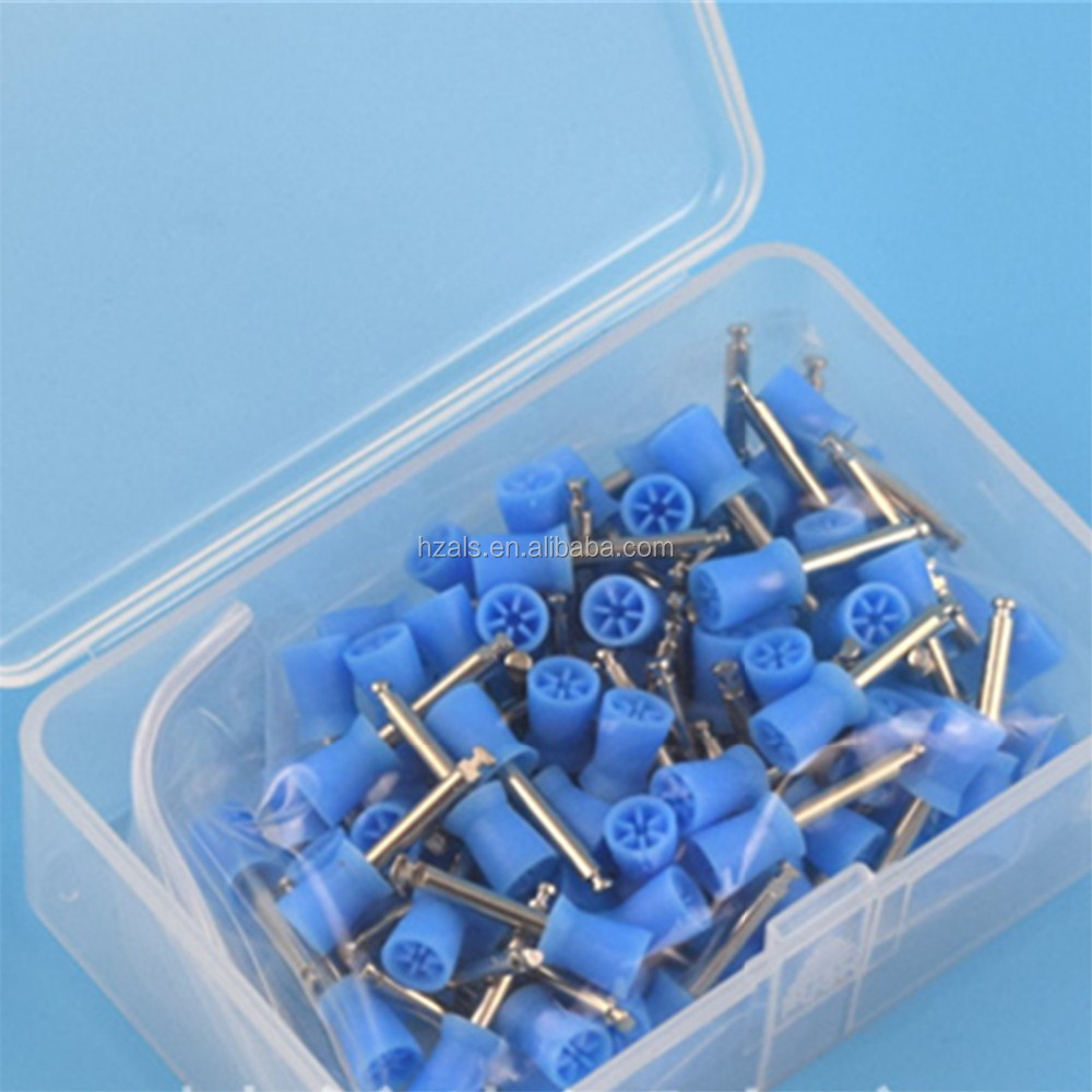 Tooth Orthodontic Accessory Rubber Cup Dental Prophylaxis 100pcs Mixed Color