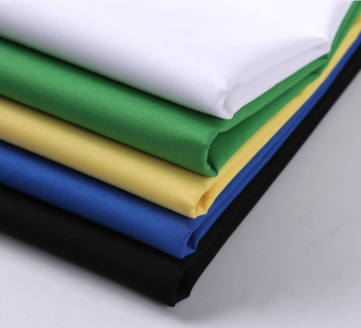 Shirt 100D Blue Gingham Cotton Fabric By The Yard 300GSM 50*50 Count
