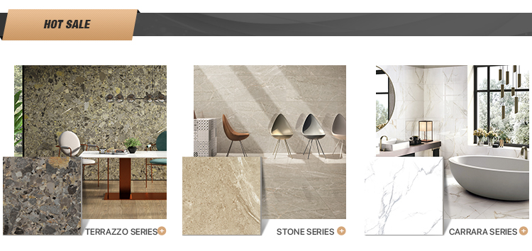 Commercial Restaurant Floor Tiles Full Body Porcelain in Different Types of Granite
