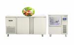 50Hz Stainless Steel Commercial Fridge , SS Legs Commercial Restaurant Freezer