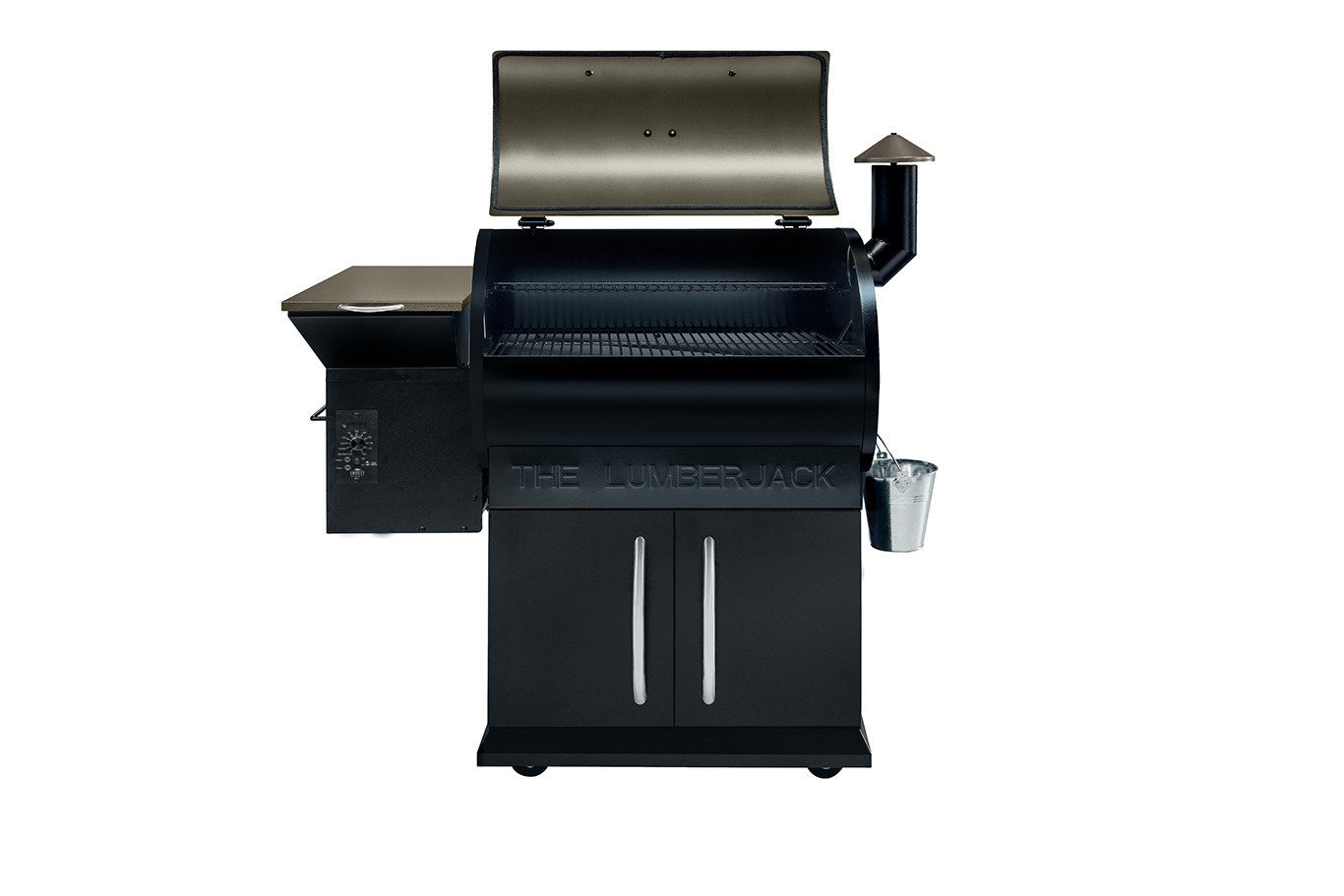 Outdoor Wood Pellet Smoker Grill For Meat / Fish , Wood Burning Grills And Smokers
