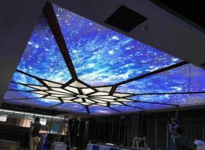 Quality Shadowless Stretch Ceiling Film For Indoor Meeting Room Customized Color wholesale