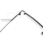 OEM Titanium Frame Glasses Anti Allerg Corrosion Resistant For Men