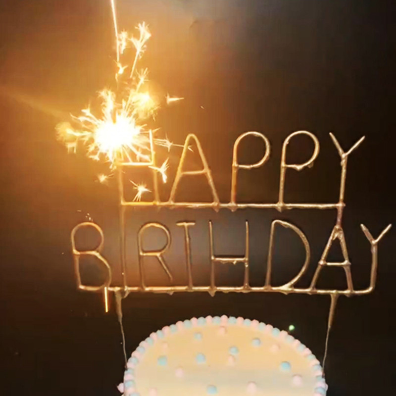 Happy Birthday Sparklers Fireworks Cold Fireworks Wedding Party Cold Pyro Fireworks Sparklers