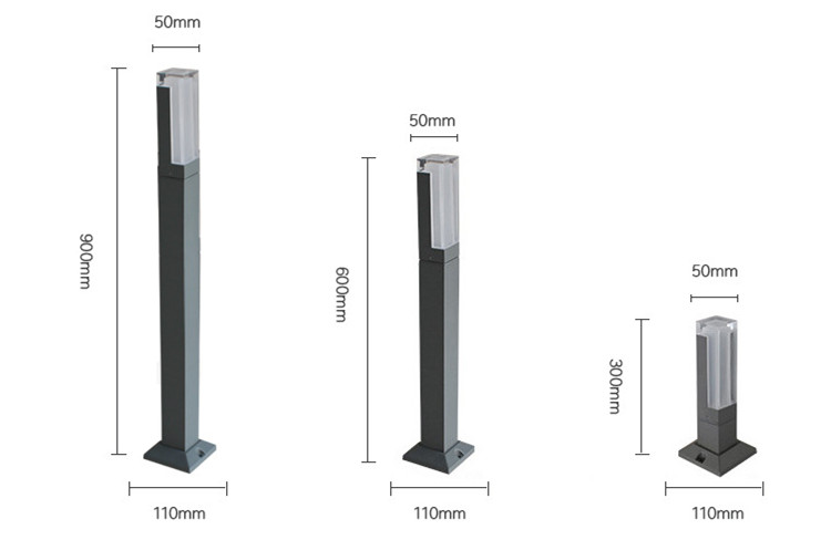 Landscape IP67 Outdoor LED Garden Lights , Unique Design Garden Bollard Lights