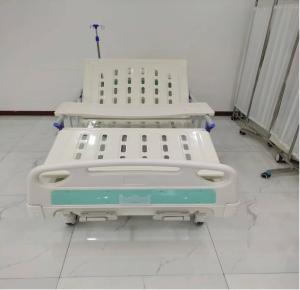 Quality CE Approved Hospital Nursing Bed Manual 2 Crank ABS 2 Function 200KG Load wholesale