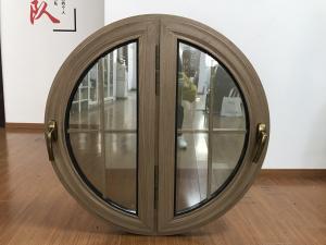 Quality Powder Coating Aluminium Casement Windows Laminated EPDM Aluminium Flush Windows wholesale