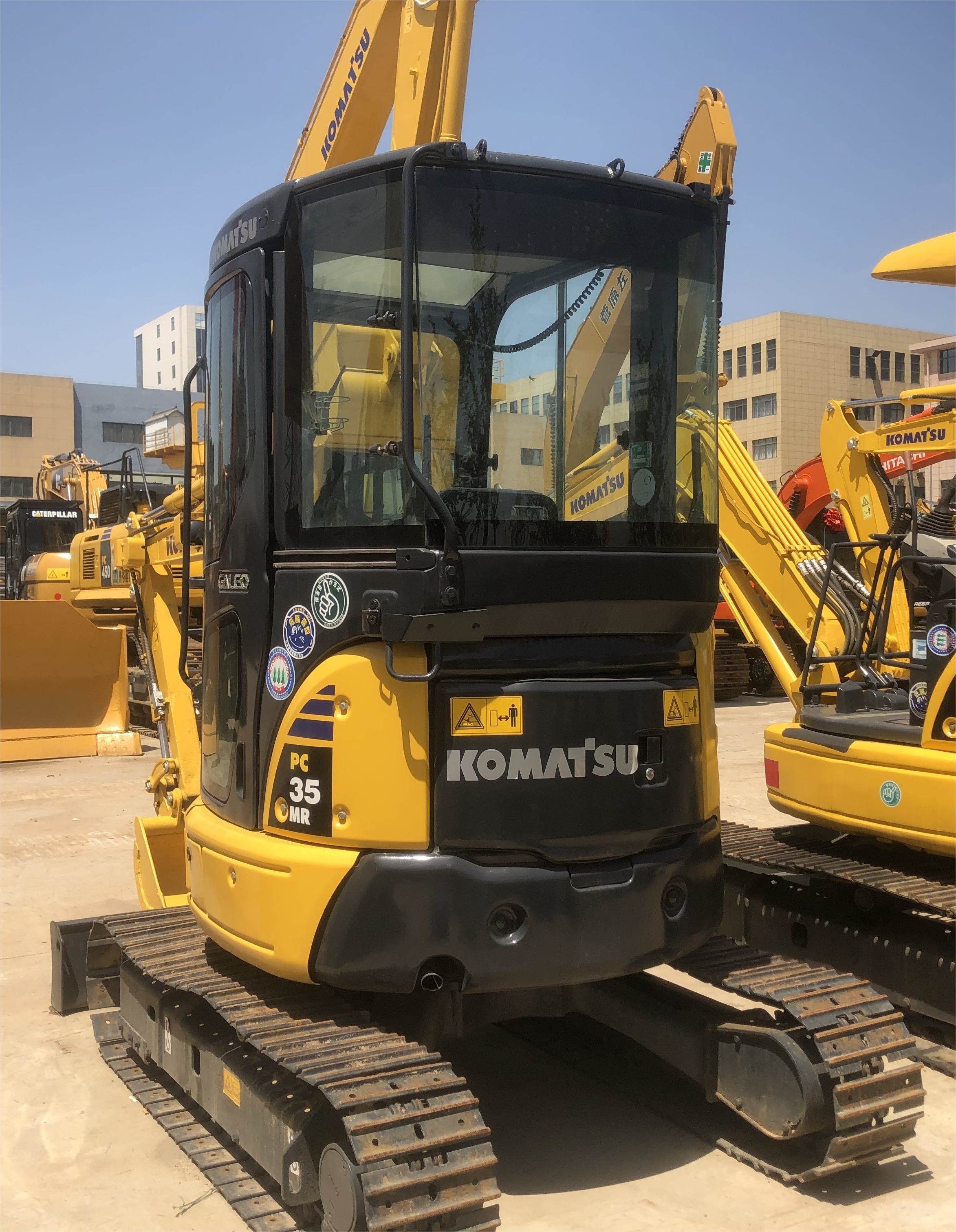 Small 3.5 TON Used Excavator Equipment Komatsu PC35 Mini Excavator Digger