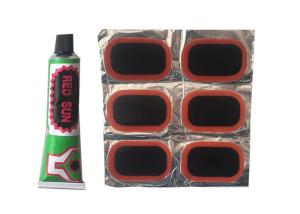 Quality Bicycle Tube Cold Patch Tube Repair Patch Slim Patch with Rubber Solution wholesale