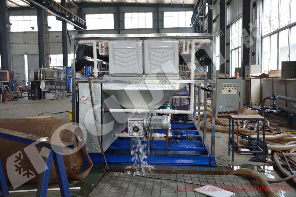 220-480V Voltage Fresh Water Flake Ice Making Machine For Easy Operation