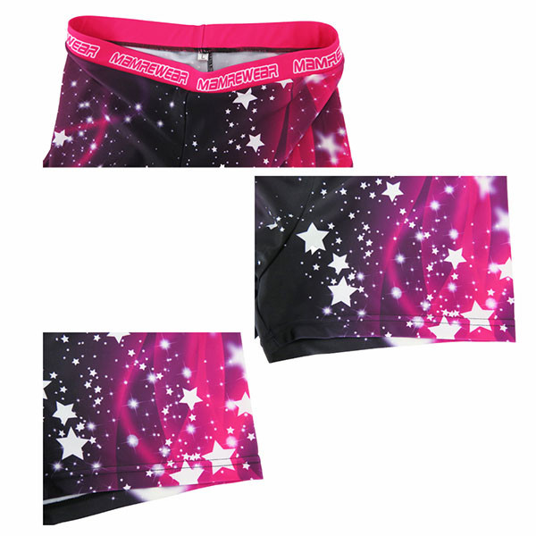 Nice Design Purple Color Cheer Dance Clothes Tank And Shorts XXS To XXXL
