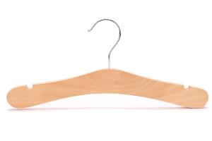 Quality Betterall Small Size Burlywood Color Space Saving Home Usage Wooden Coat Hanger And Kids Clothes Hanger wholesale