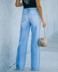 custom jeans pant straight fit Pants for Women