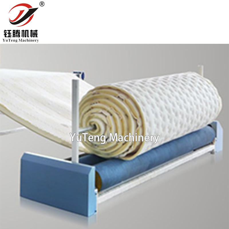 Mattress Panel Rolling Textile Quilted Fabric Winding Machine Device