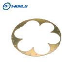 Custom size Sheet Metal Fabrication Parts Laser Cutting Brass Accessories
