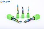 Square End Aluminum End Mill 35° Helix Angle Center Cutting