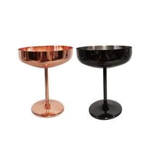 Quality 304 Stainless Steel Champagne Cup Whiskey Cocktail Glass Bar Tool Set wholesale