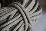 Round Textiline Pvc Rope 8mm Dark Grey For Outdoor Furniture High Tenacity