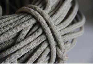 Quality Round Textiline Pvc Rope 8mm Dark Grey For Outdoor Furniture High Tenacity wholesale