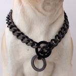 Dogs Luxury Stainless Steel Gold Crystal Diamond Chain Dog Collar All Season Pet